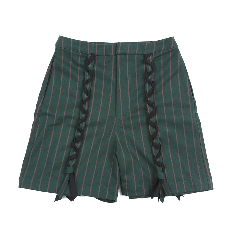 Braided Shorts Forest Green