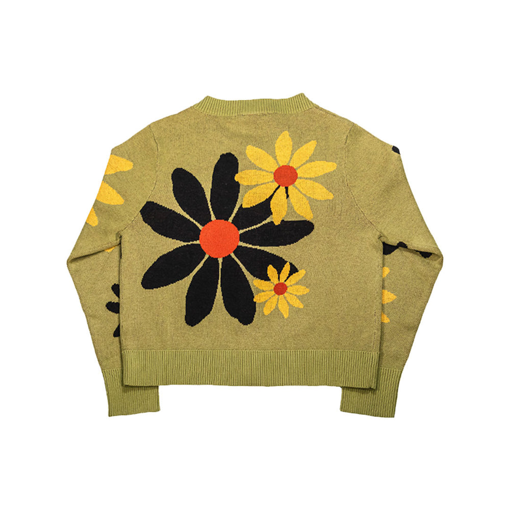 
            
                Load image into Gallery viewer, Sunflower Bloom Knit Cardigan Green
            
        