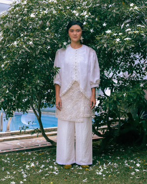 Ranya Pants White/Off-white