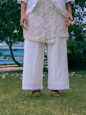 Ranya Pants White/Off-white