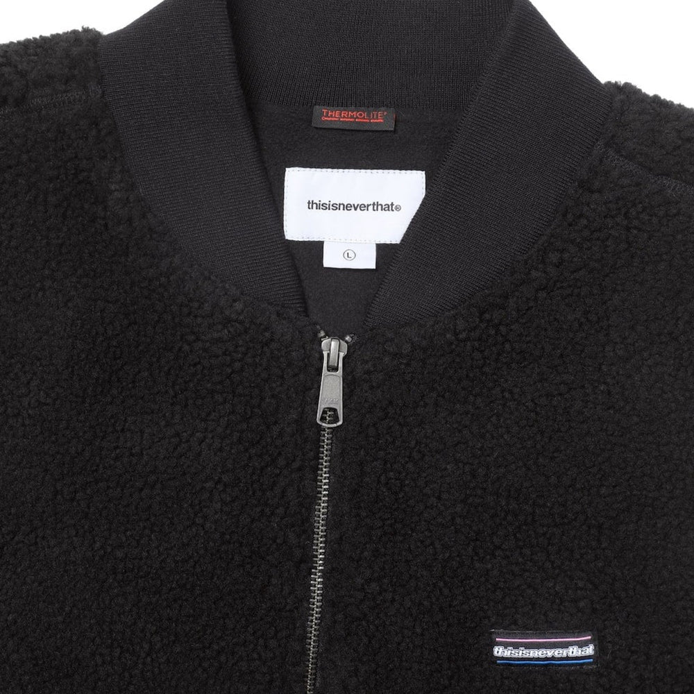 Sherpa Fleece Vest Black