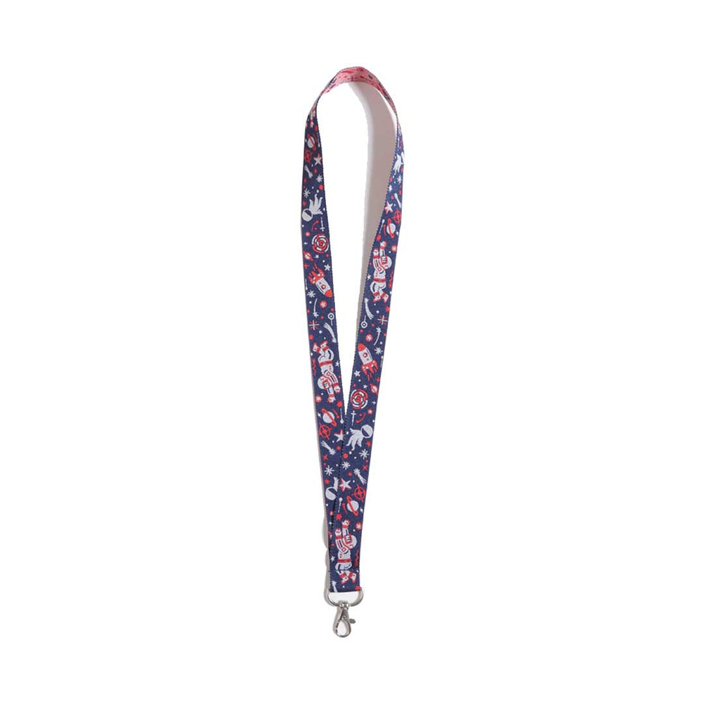 Cosmonaut Lanyard Red And Blue