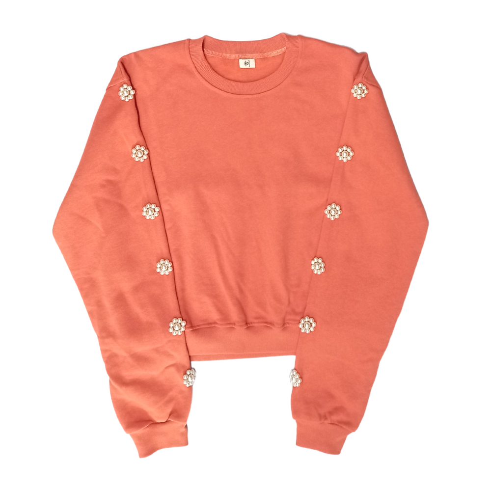 Pearl Salmon Sweater