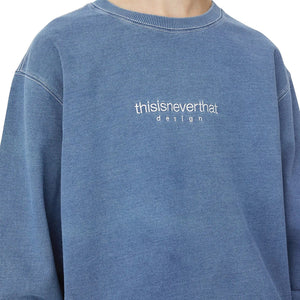 Indigo Dyed Crewneck Mid Blue