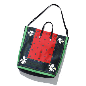 PRINT TOTE BAG RED