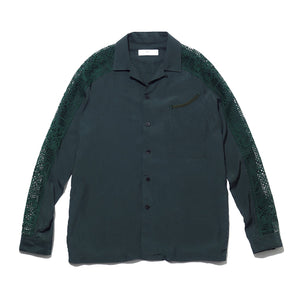 RAYON LACE SHIRT GREEN