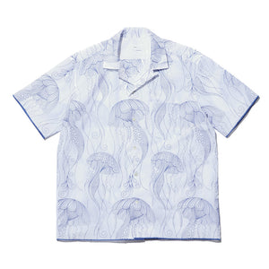 COTTON EMBROIDERY S/S SHIRT WHITE
