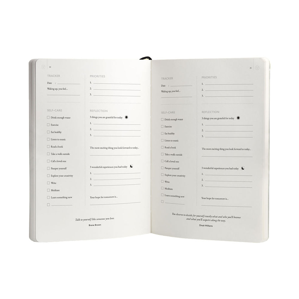 
            
                Load image into Gallery viewer, The Self-Reflection Journal Charcoal Black
            
        