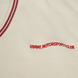 Gimme Motorsport Vest Beige and red