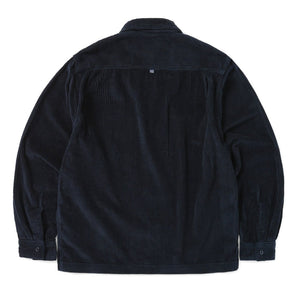 Wide Wale Cord Shirt Navy