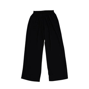 Unfinished Pants Rayon Twill Black