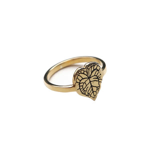 
            
                Load image into Gallery viewer, Anthurium Clarinevium Ring Gold
            
        