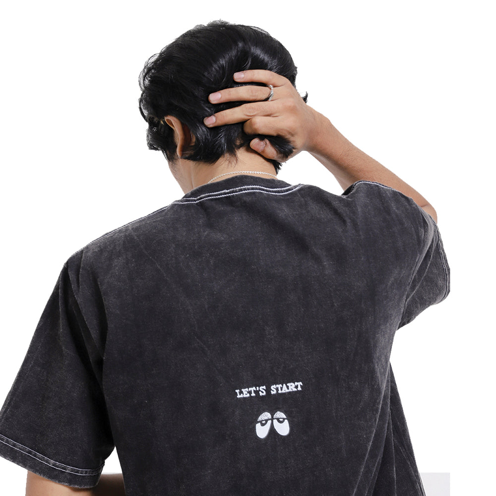 LSD Tee Black - Sonderlab X Snub N Friends